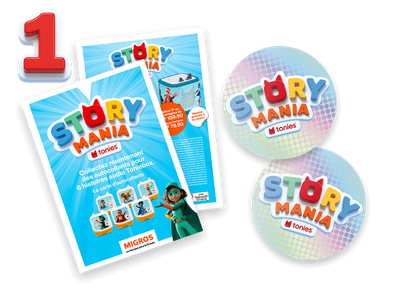 Carnet d’autocollants Story Mania Migros